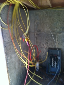 wires in the basement